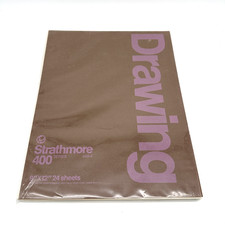 Strathmore 400 Series Drawing Paper Pad 9"x12" 24 Sheets Cream Art Supplies