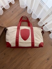 VTG Ferrari Formula 1 Club Canvas  Leather Travel Bag