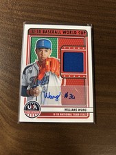 Williams Wong 2023 Panini USA Stars & Stripes Auto World Cup Relic /72 Italy
