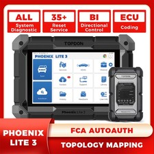 Topdon Phoenix Lite 3 Bi-directional Diagnostic Scanner Topology Map Ecu Coding