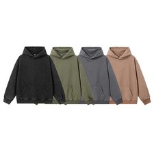 Spring Men Hoodie Workout Top Casual Hooded Coat Hip Hop Sweatshirt