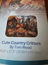 Diamond Art Club Exclusive Kit  Cute Country Critters  By Tom Wood