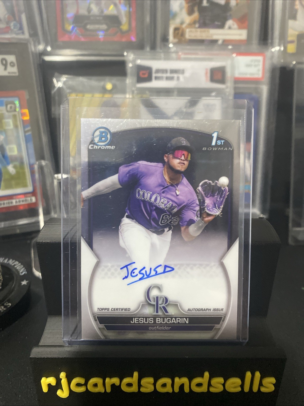 2023 Bowman Chrome Jesus Bugarin Auto 1st Prospect #CPA-JB