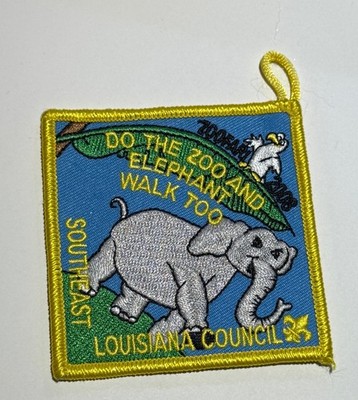Zoofari 2008 Southeast Louisiana Council  Zoo  Boy Scout  Patch CF3