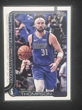 2025-26 Topps #170 Klay Thompson Dallas Mavericks Basketball Card