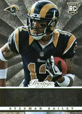 2013 Prestige Prestigious Picks Gold #30 Stedman Bailey RC  St. Louis Rams