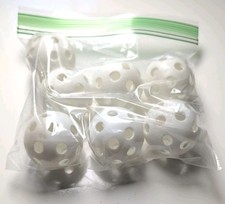 Practice Plastic White Golf Balls 7 Pack