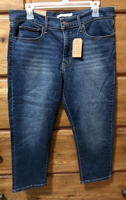 Levi's 311 Shaping Skinny Capri JeansWomen Sz 32(W33) I21.5 Mid Rise NWT