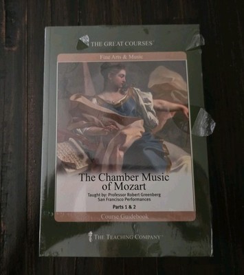 The Great Courses DVD Book Set Fine Arts & Music The Chamber Music of Mozart NEW
