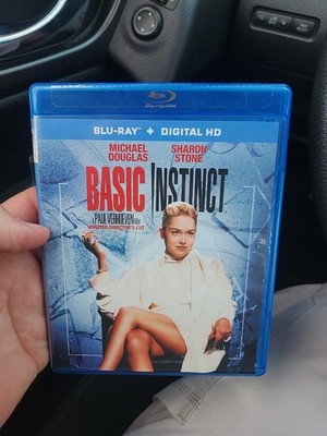 Basic Instinct (1992 Blu Ray) Sharon Stone Michael Douglas Paul Verhoven - Works