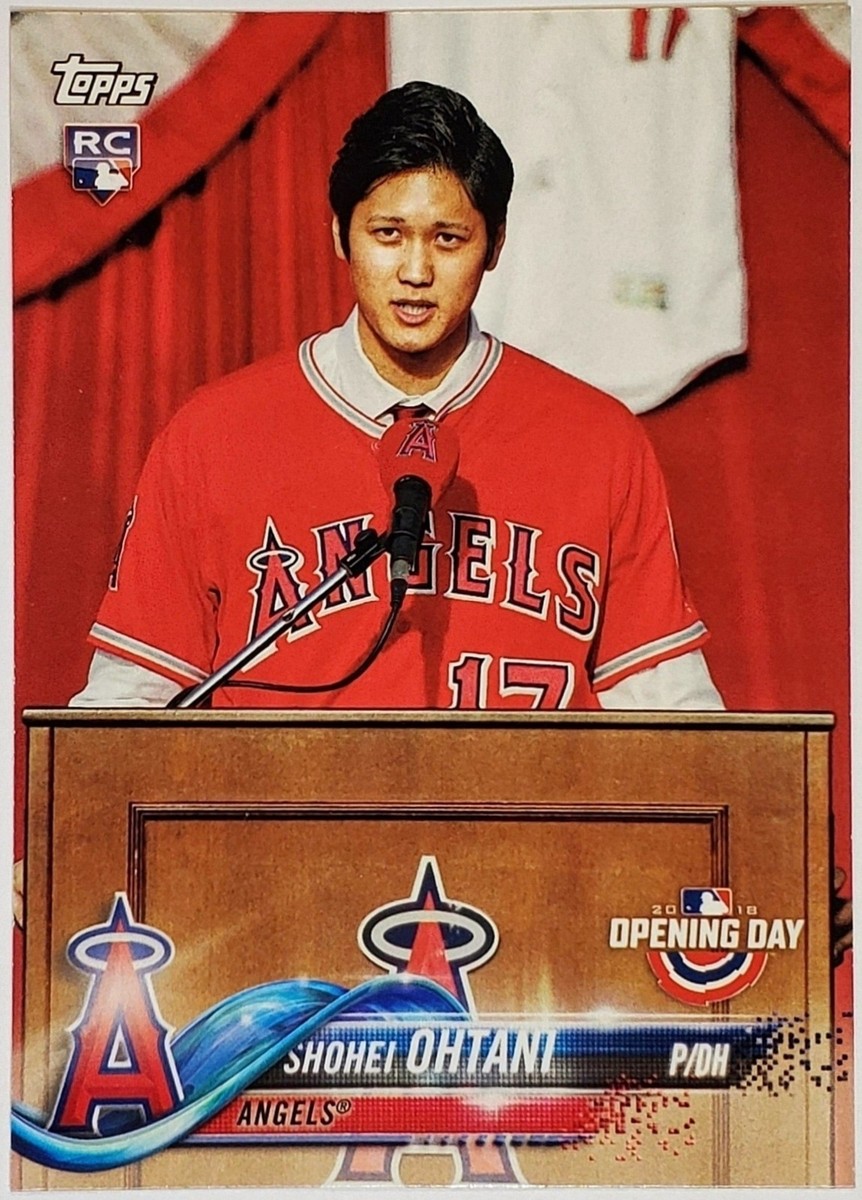 Shohei Ohtani 2018年ルーキー 🔥 SHOHEI OHTANI ROOKIE 2018 TOPPS OPENING DAY #200, ANGELS