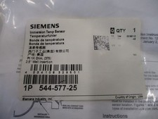 Siemens Immersion Temperature Sensor 544-577-25 2.5" Well Insertion New Surplus