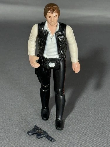Vintage 1977 Kenner Star Wars Small Head Han Solo 3.75" First 12 Action Figure