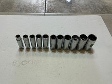 S-K tools 11 pc 1/2 drive deep SAE set 12 pt ...