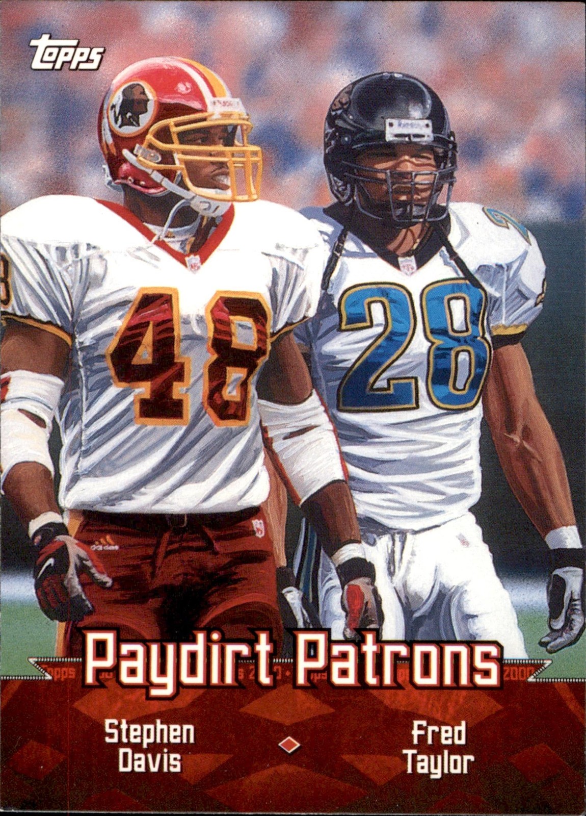 2000 Topps #TC7 Stephen Davis / Fred Taylor Combos