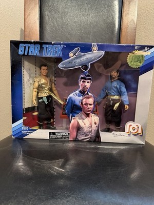 MEGO CAPTAIN KIRK & MR SPOCK Two 8'' Mirror Universe Figures 2018 Star Trek