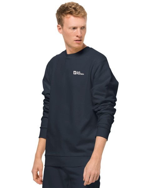 Jack Wolfskin Herren Essential Crewneck M Sweatshirt, Night Blue, S-image
