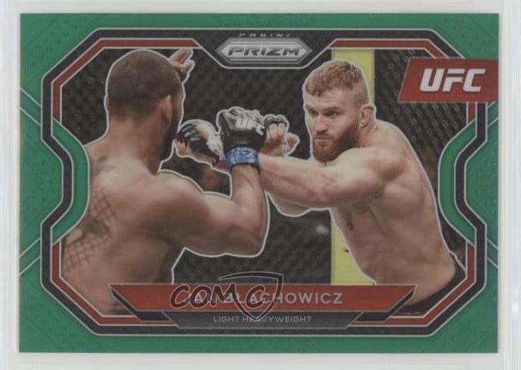 2021 Panini Prizm UFC Green Prizm Jan Blachowicz #140 1b9b