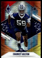 2021 Panini Phoenix Fire Burst Chauncey Golston #185 Rookie RC Cowboys