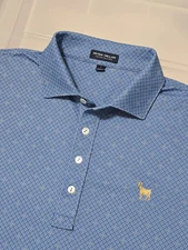 Peter Millar Crown Crafted Golf Polo TPC Sawgrass Golden Goat Men Large 