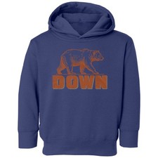 Bear Inspired Down Graphic - Chicago Fans Tribute Toddler Hooded Sweatshirt