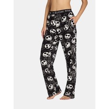 Nightmare Before Christmas Women s Velour Sleep Pants, Size M 8-10