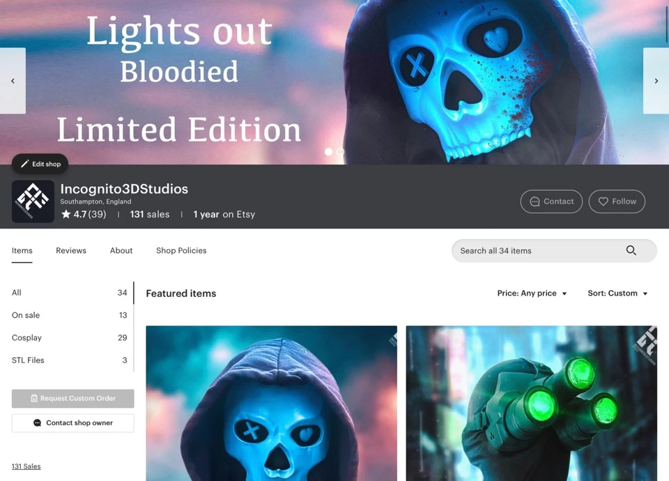 Odin Night Vision Goggles – Cosplay & Airsoft Accessory - Image 3 of 3