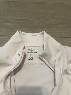 Abercrombie & Fitch Youth Girls 11-12 YPB Pink Long Sleeve Jacket Full Zip