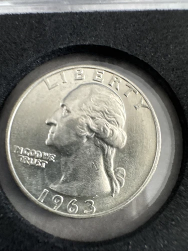 1963D Silver Washington Quarter uncirculated