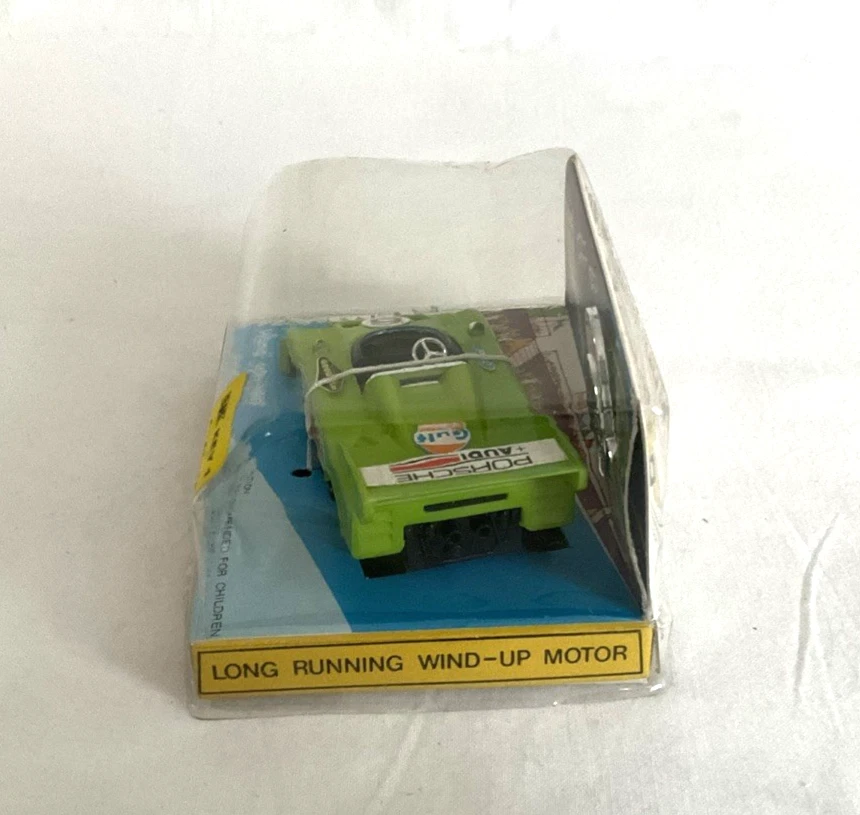 Kresge Wind-Up Racer Porsche 917 verde lima vintage 1976 Hong Kong *MNM* ¡NUEVO EN CAJA! Foto 2 de 4