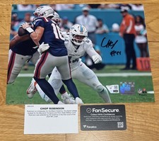 Chop Robinson Auto Autograph Signed 8x10 Photo Fanatics COA Rare