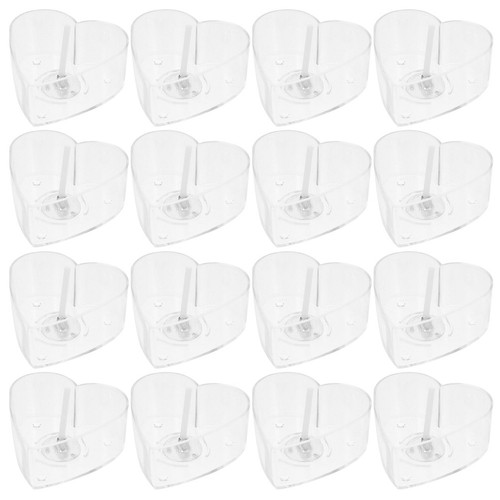  3 zestawy talerzy na podgrzewacze Uchwyt na podgrzewacze Pojemnik w kształcie serca Uchwyt na knot - Zdjęcie 5 z 12