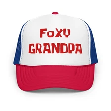 Krabs' Foxy Grandpa Embroidered Foam trucker hat  
