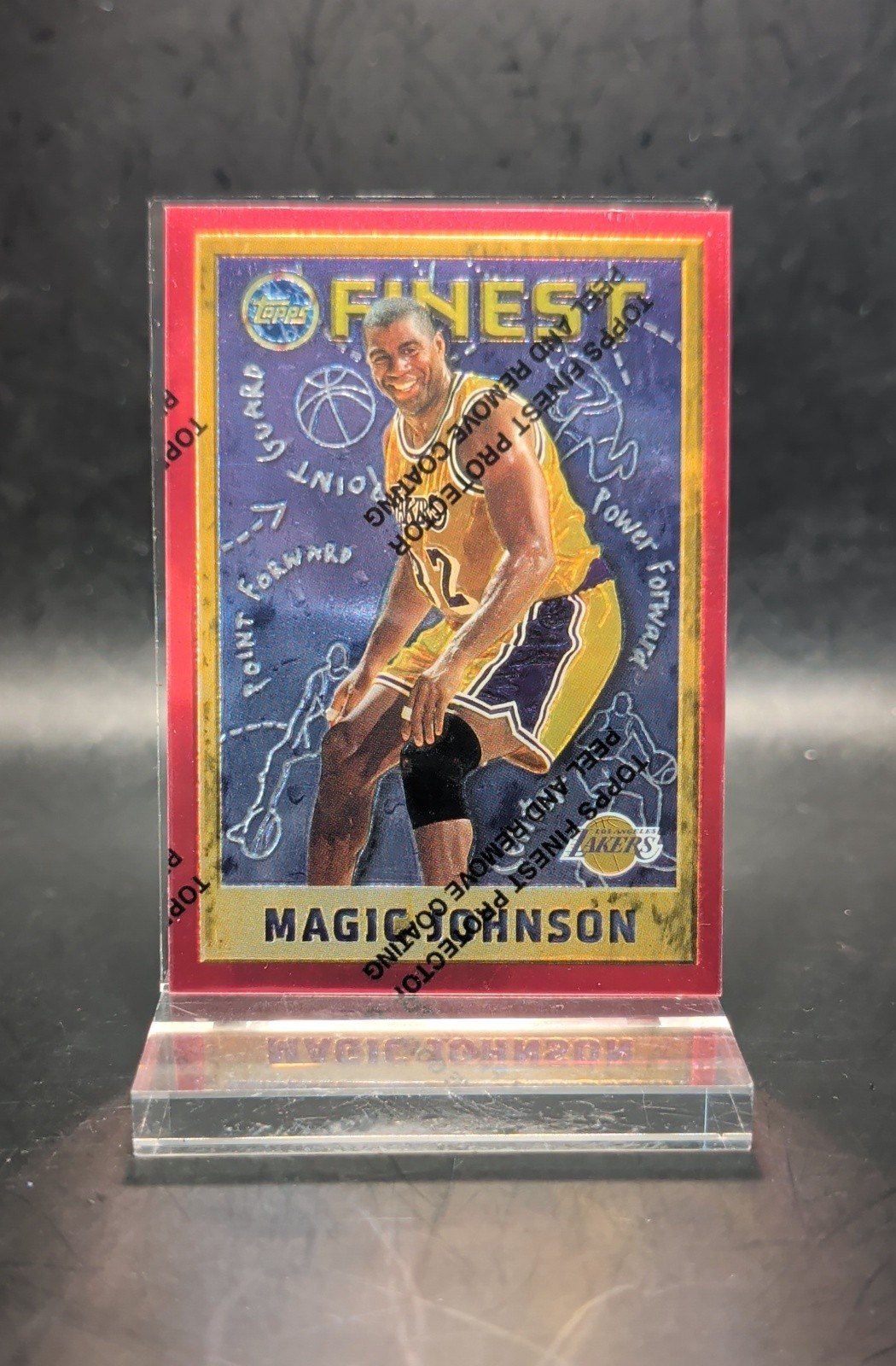1995-96 Topps Finest - Magic Johnson #252