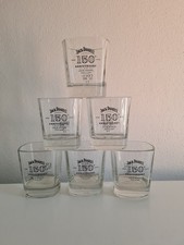 Jack Daniel's - 6 x Glass Whisky Set Limited Edition 150 TH ANNIVERSARY 0,20 l