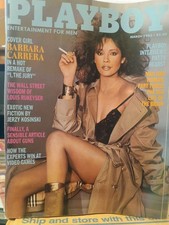 PLAYBOY MAGAZINE March 1982 with BARBARA CARRERA / KAREN WITTER / Melani Martin