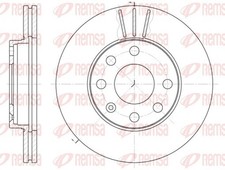 2x Bremsscheibe REMSA 6061.10 für OPEL T92 T85 ASTRA KADETT DAEWOO 236mm Caravan