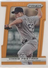 2013 Panini Prizm Orange Prizm Die-Cut 48/60 Vinnie Pestano #138 0bk