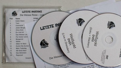 Letzte Instanz Die Weisse Reise / Weißgold  - Live GER 2DVDr+CDr  Doku + Wacken