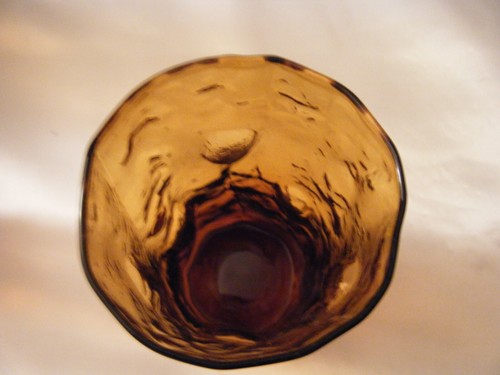  TEXGLASS Decatur  BROWN THUMBPRINT Tumblers 5 1/2" (Set of 5) - Picture 3 of 4
