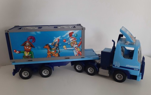 PLAYMOBIL (2311) VEHICULES - Camion Semi Remorque Bleu Anniversaire 4068 4447 - Imagen 3 de 8