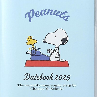 Sanrio 454648 Snoopy Pocket Date Book 2025 Notebook (Begins