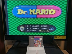 Dr. Mario (Nintendo Entertainment System, NES, 1990) Aut&eacute;ntico Probado Funcionando