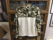 Wisconsin Badgers Camouflage COLOSSEUM1/4 Zip Up Pullover Sweatshirt SZ M - Cool