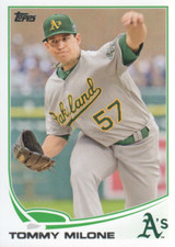 2013 Topps #501 Tommy Milone - NM