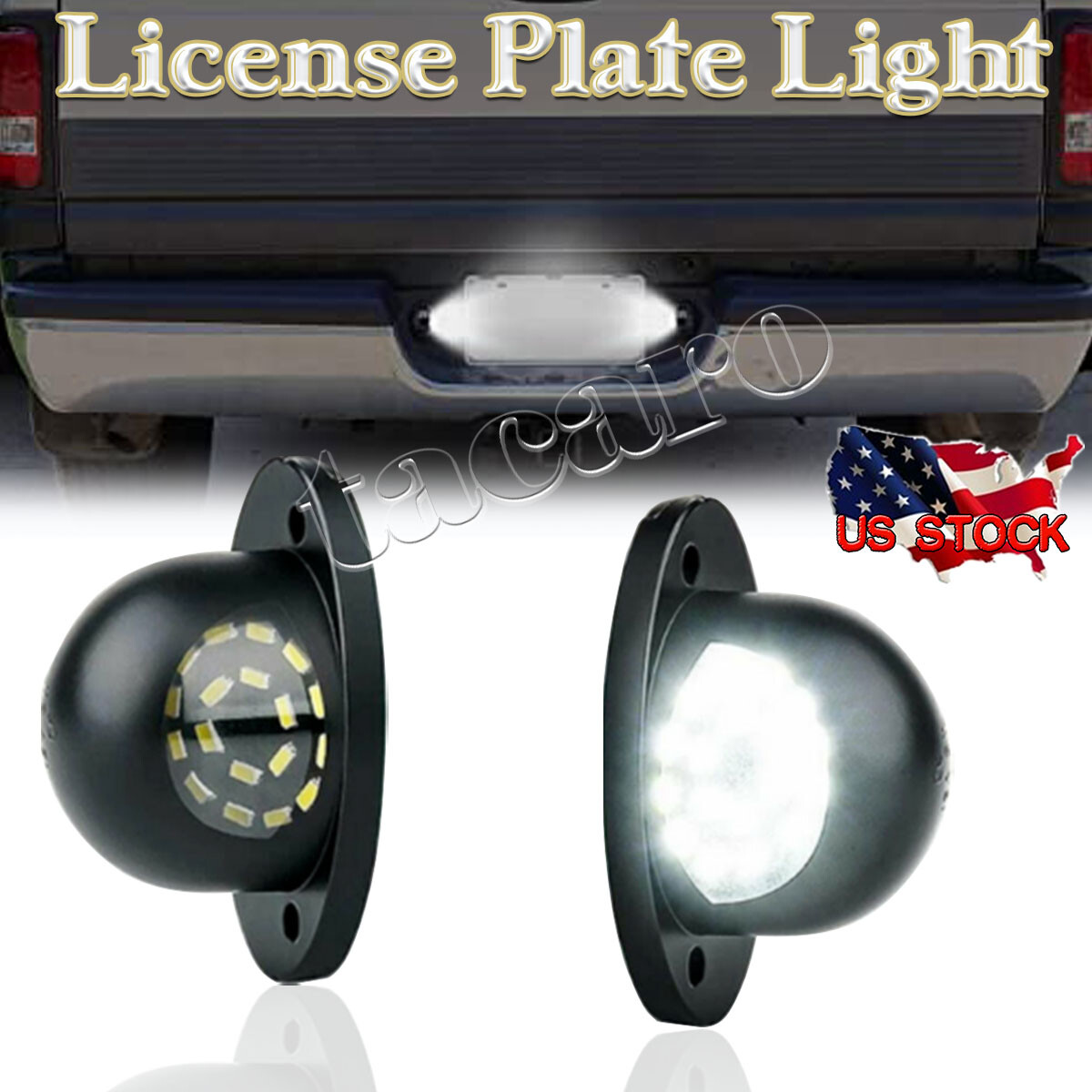 Ram 1500 2001 Dodge Ram License Plate Light Bulb LED License Plate