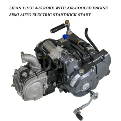 Lifan 125cc Engine Motor Kick Start 4-Up for ATC110 CL70 CRF70F CT70 Trail Bikes