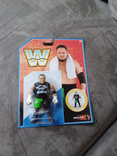 wwe mattel retros  series 9 samoa joe   wrestling ...