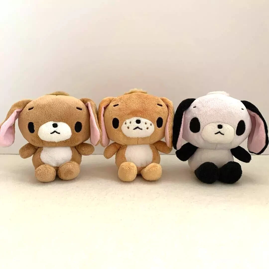 Sanrio Sugarbunnies Plush Set Kurousa, Pandausa, Latteusa 2008