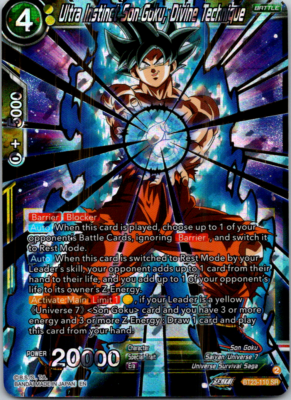 Dragon Ball Super Ultra Instinct Son Goku, Divine Technique BT23